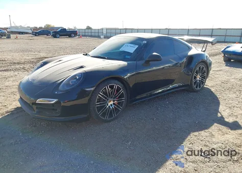 2016 Porsche 911 Turbo из США, поврежденный, VIN WP0AD2A91GS166320